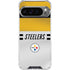 NFL Pittsburgh Steelers White Striped Google Pixel 10 Pro XL Clear Case